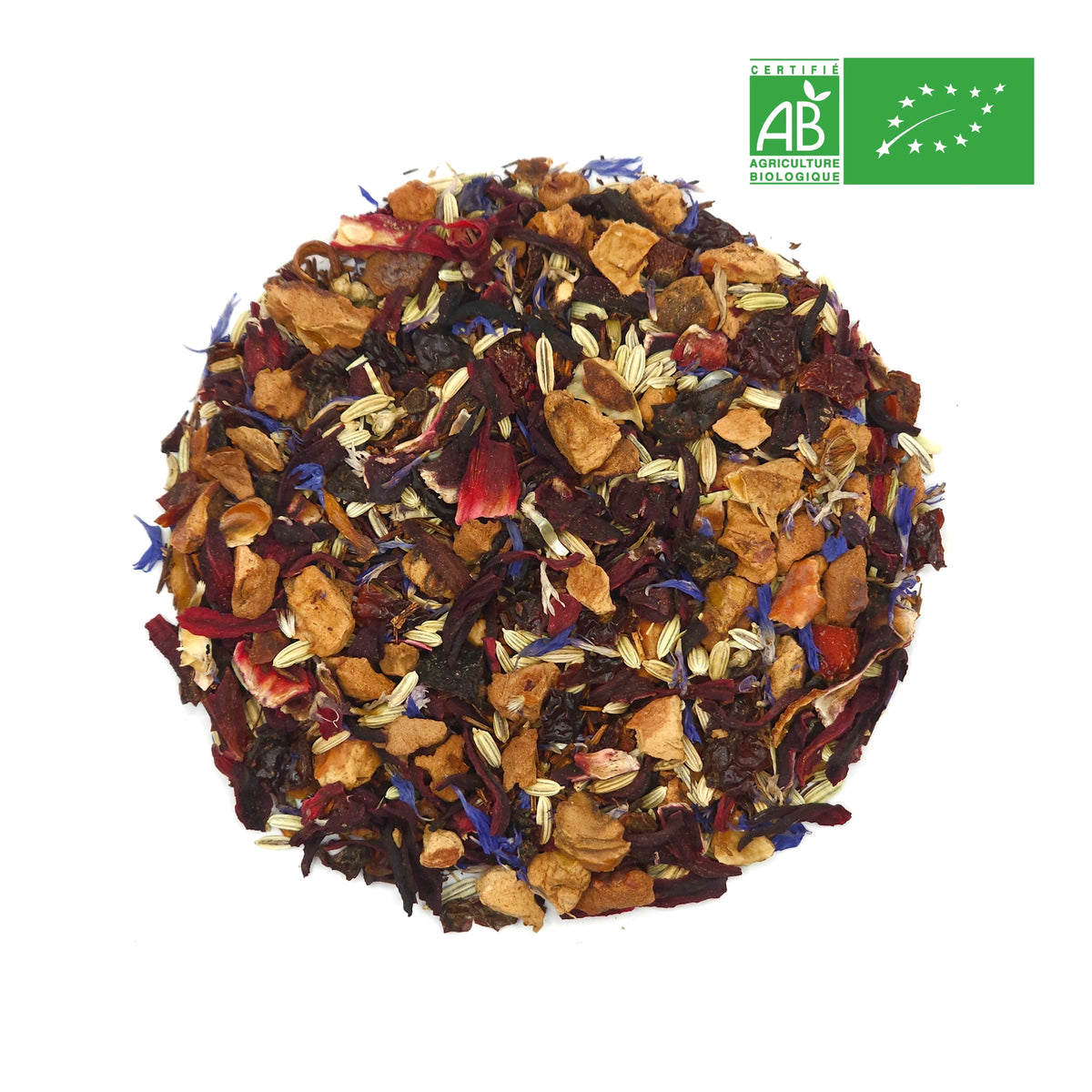 Infusion Rooibos Pomme Hibiscus Bio